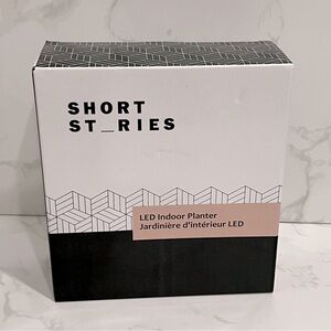 NEW! Short Stories LED Indoor Planter New in Box $60 Retail.